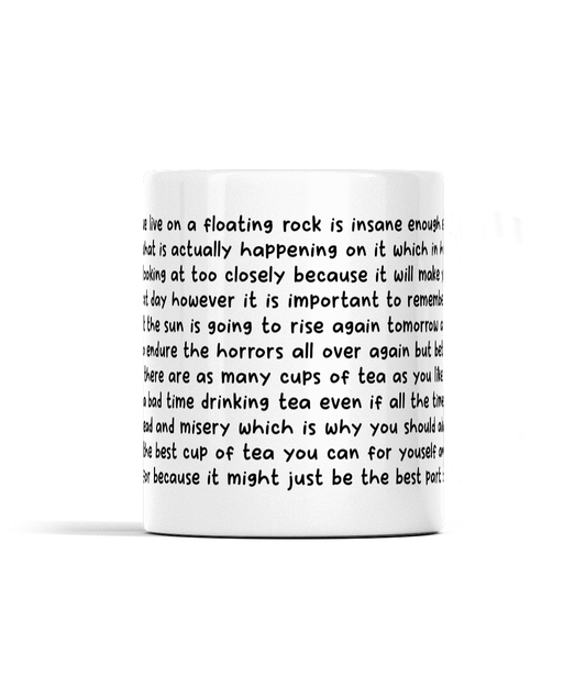 Borderless Mug The Best Cuppa Mug