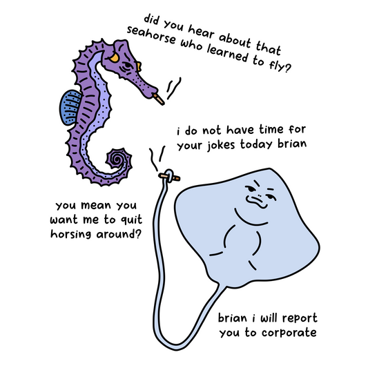 Horsing Around Tea Towel