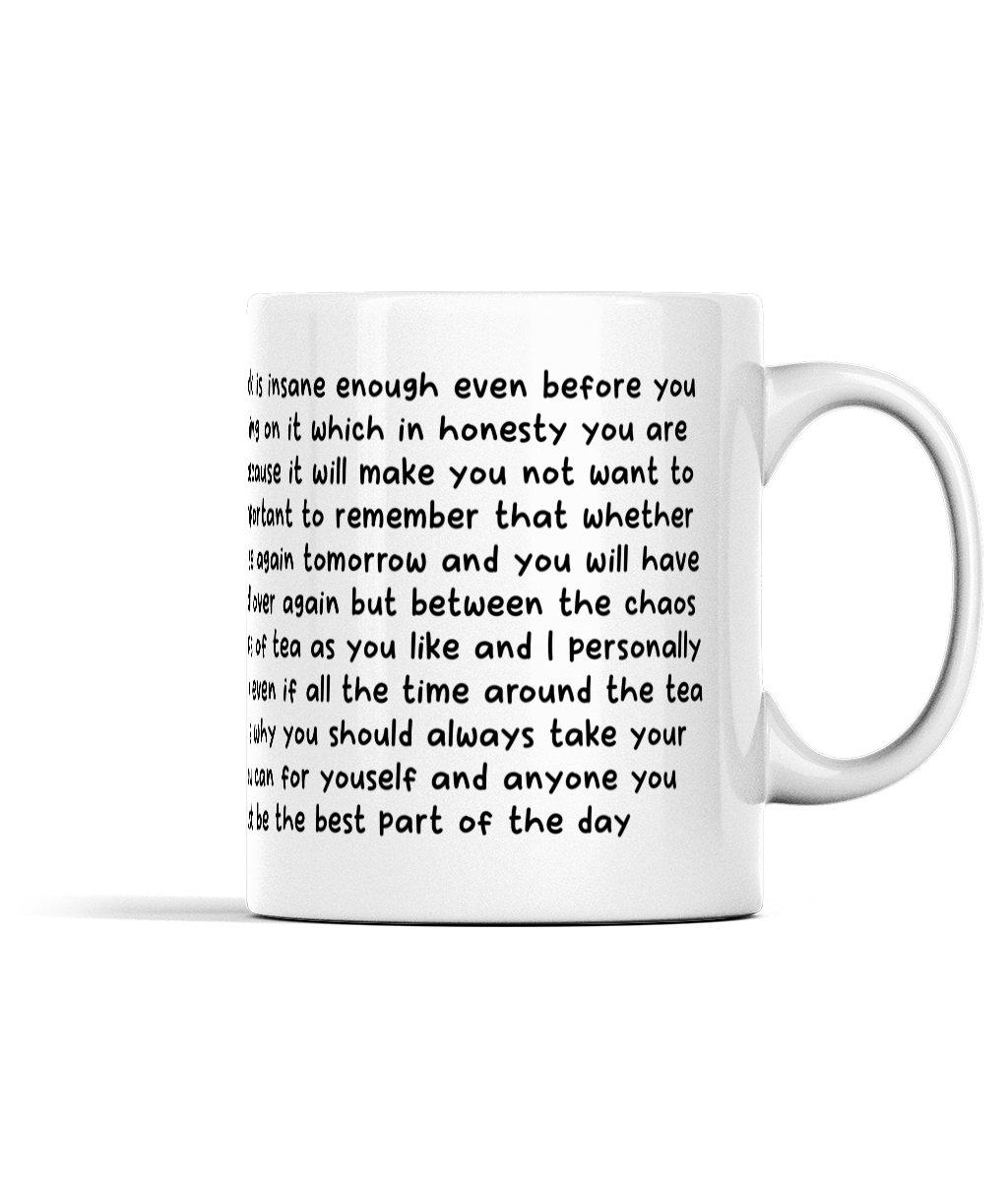 Borderless Mug The Best Cuppa Mug