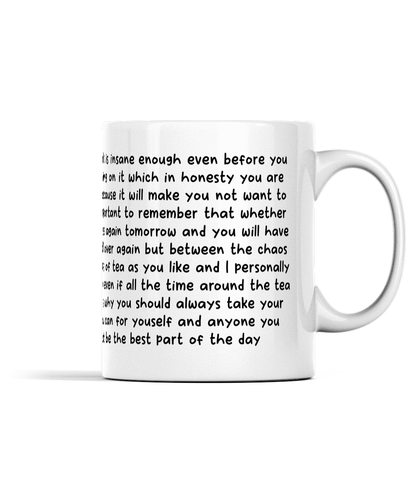 Borderless Mug The Best Cuppa Mug